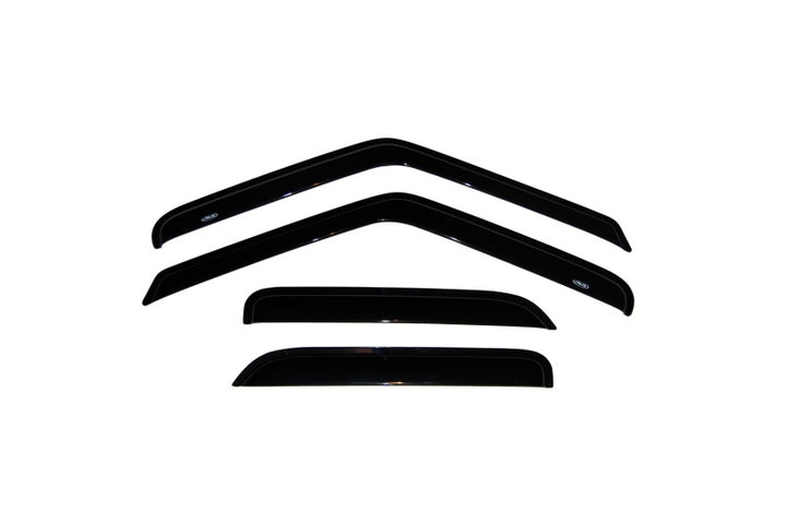 AVS 98-01 GMC Envoy Ventvisor Outside Mount Window Deflectors 4pc - Smoke - Bull Strap