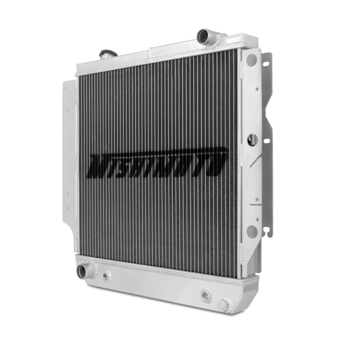 Mishimoto 87-06 Jeep Wrangler YJ &amp; TJ Aluminum Performance Radiator - Bull Strap