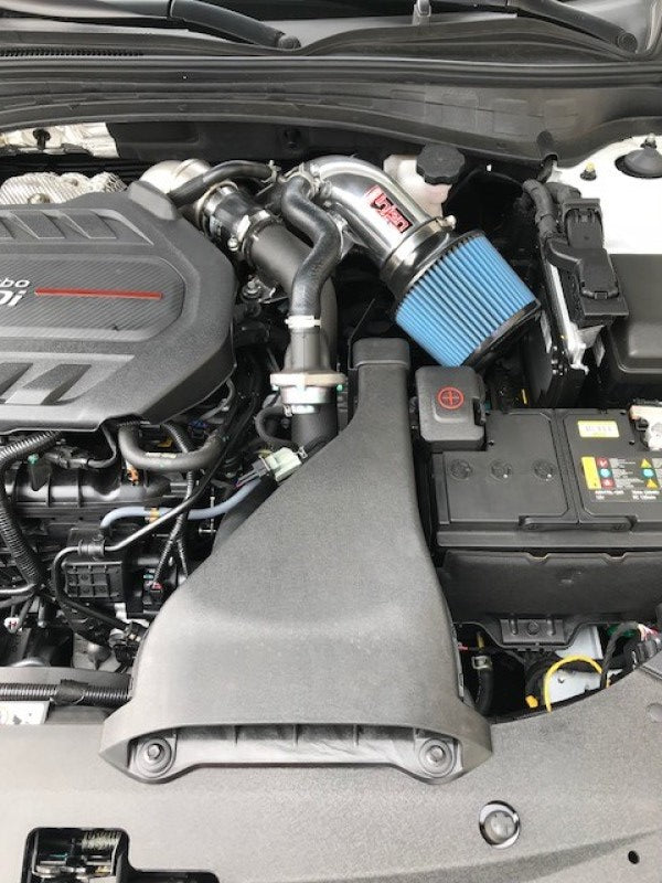 Injen 15-19 Hyundai Sonata 2.0T Polished Short Ram Air Intake - Bull Strap