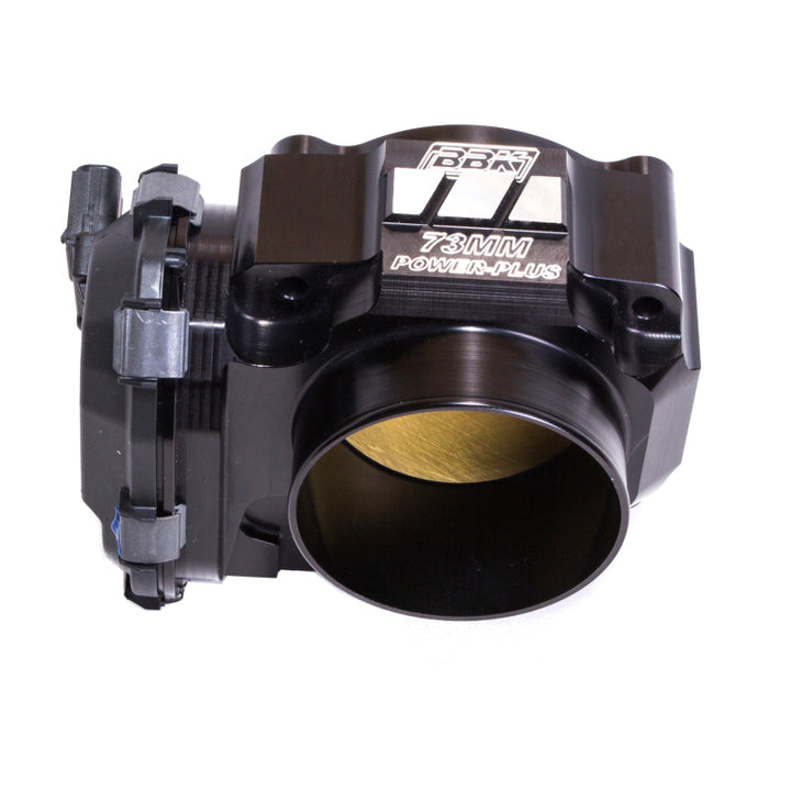 BBK 17-20 Ford F150 Raptor 3.5L EcoBoost 73mm Black Series Billet Throttle Body (CARB EO 17-19 Only) - Bull Strap