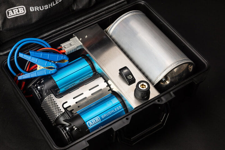 ARB Portable 12V Brushless Twin Compressor - Bull Strap
