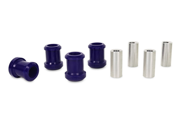 SuperPro 04-11 Mazda RX-8 Camber Adjustable Front UCA Inner Bushing Kit - Stainless Hardware - Bull Strap