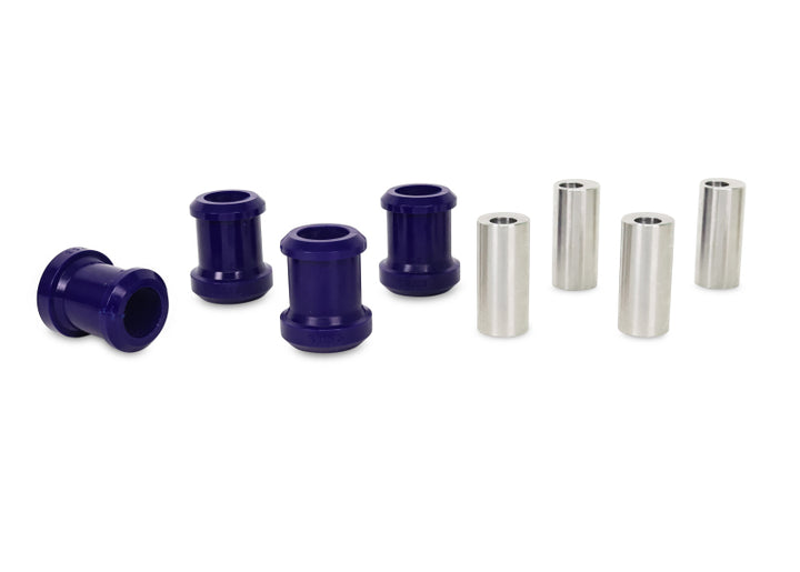 SuperPro 04-11 Mazda RX-8 Camber Adjustable Front UCA Inner Bushing Kit - Stainless Hardware - Bull Strap