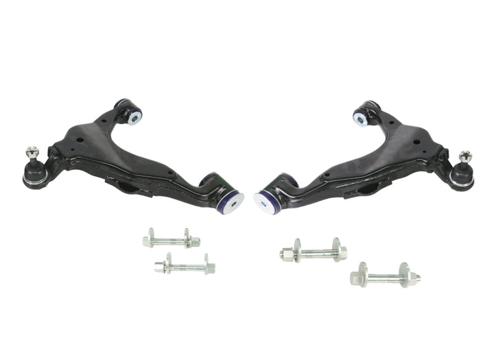 SuperPro 2003 Lexus GX470 Base Front Lower Camber/Caster Adjustable Control Arm Kit - Bull Strap