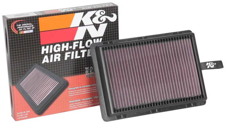 K&N 2016 Hyundai Tucson L4-2.0L F/I Replacement Drop In Air Filter - Bull Strap