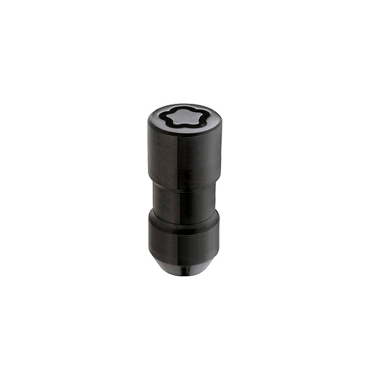 McGard Wheel Lock Nut Set - 4pk. (Cone Seat) M14X1.5 / 21mm & 22mm Dual Hex / 1.965in. L - Black - Bull Strap