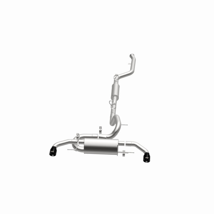 MagnaFlow 24-26 Ineos Grenadier Overland Series Black Chrome Cat-Back Performance Exhaust System - Bull Strap