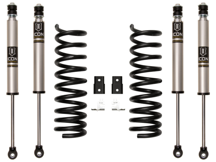ICON 2014+ Ram 2500 4WD 2.5in Stage 1 Suspension System (Air Ride) - Bull Strap