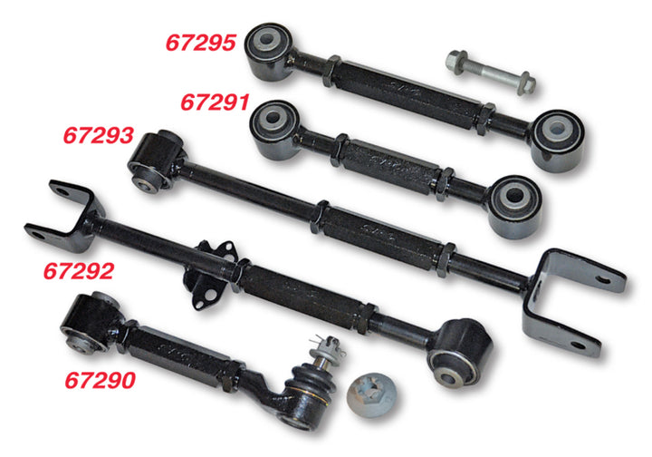 SPC Performance Honda/Acura Rear Adjustable Arms (Set of 5) - Bull Strap