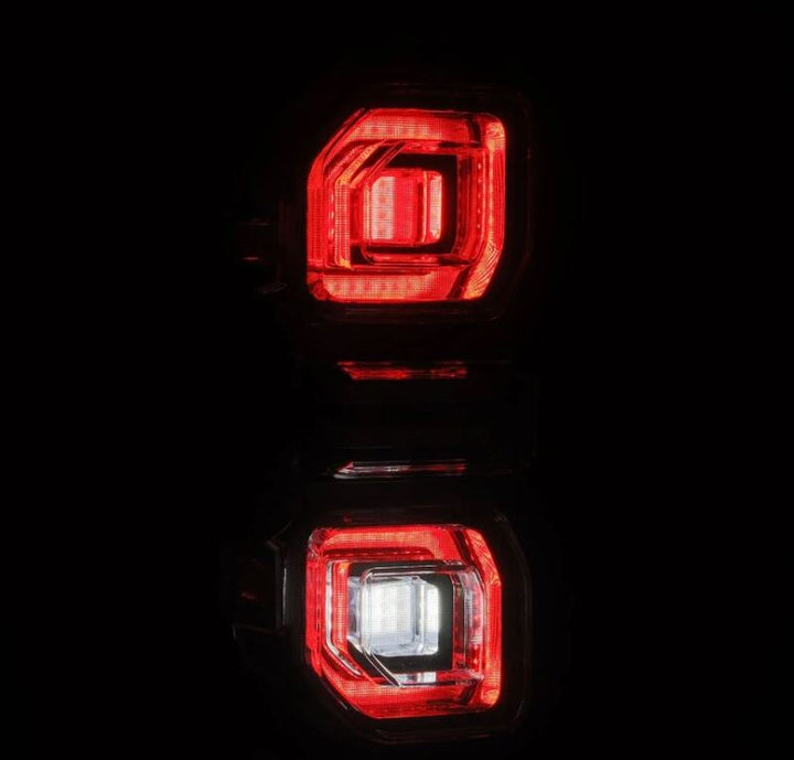 AlphaRex 21-24 Ford Bronco (Excl. Raptor) Nova-Series LED Tail Lights - Black - Bull Strap