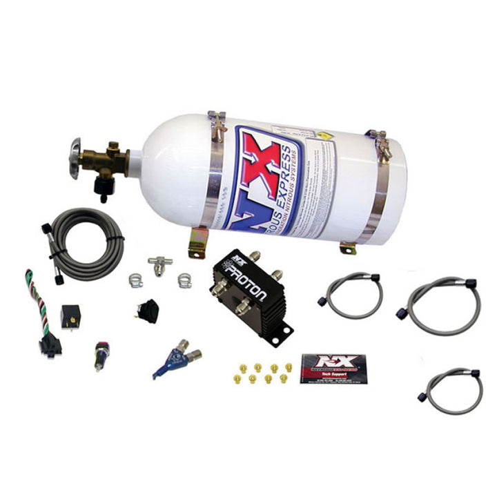 Nitrous Express Proton Series Nitrous Kit w/10lb Bottle - Bull Strap