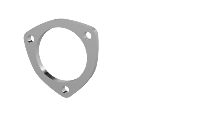 QTP 3in Weld-On QTEC 3 Bolt Flange - Bull Strap