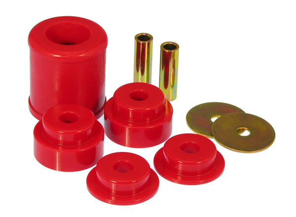 Prothane Nissan Diff Bushings - Red - Bull Strap