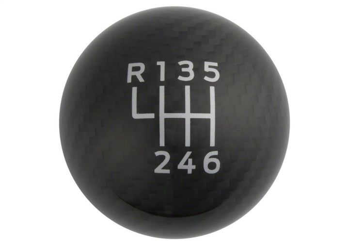 Ford Racing 15-25 Mustang Ford Racing Carbon Fiber Shift Knob 6 Speed - Bull Strap