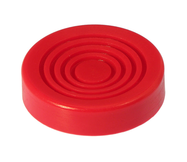 Prothane Universal Jack Pad 3in Diameter Model - Red - Bull Strap