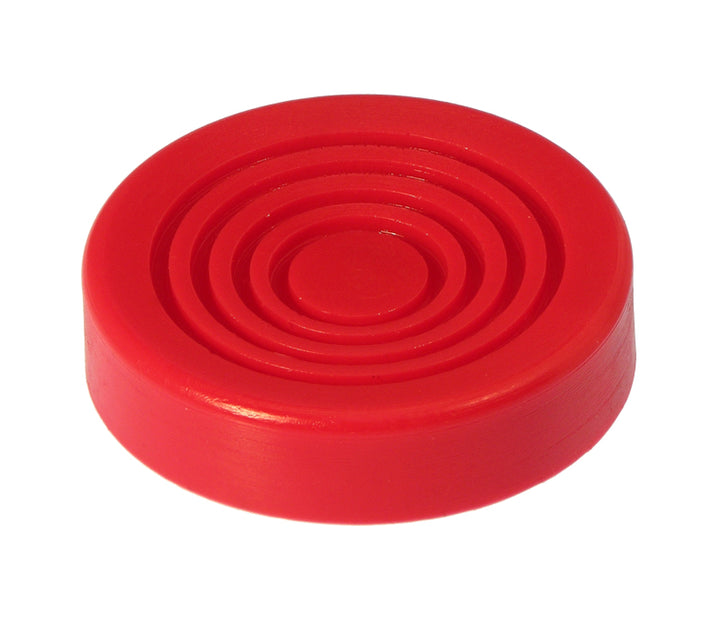 Prothane Universal Jack Pad 3in Diameter Model - Red - Bull Strap