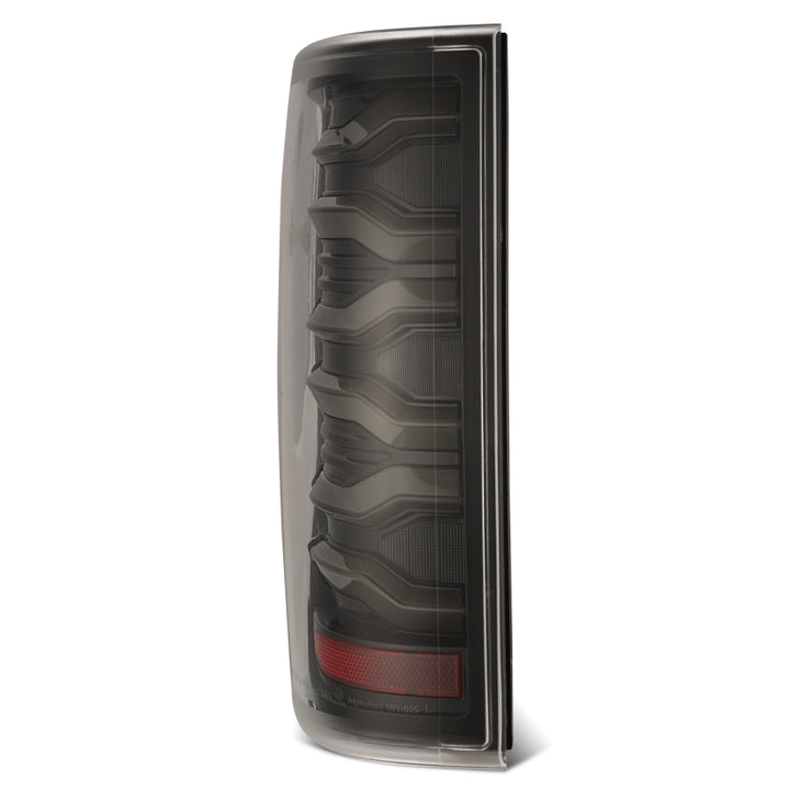 AlphaRex 09-14 Ford F150 LUXX LED Taillights - AlphaBlack Housing - Bull Strap