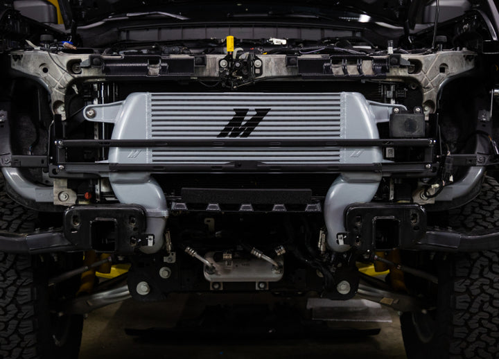 Mishimoto 21+ Ford Bronco High Mount Intercooler Kit - Black - Bull Strap
