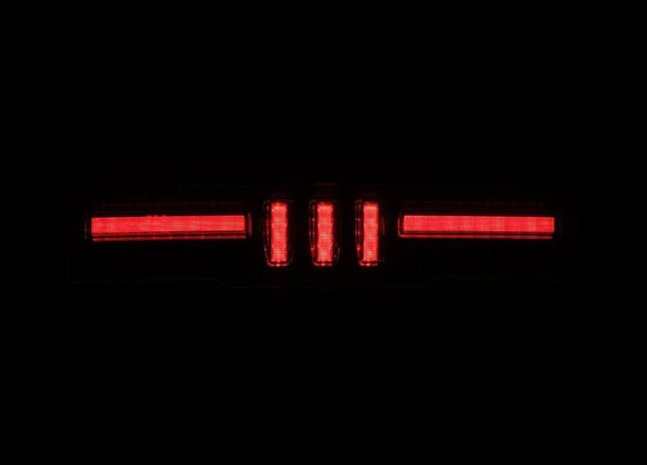 AlphaRex 21-24 Toyota GR86 / 21-24 Subaru BRZ NOVA-Series Prismatic LED Fourth Brake Light Blk Smoke - Bull Strap