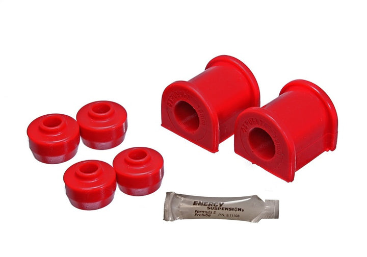 Energy Suspension 96-09 Toyota 4Runner Red 19mm Rear Sway Bar Bushing Set - Bull Strap
