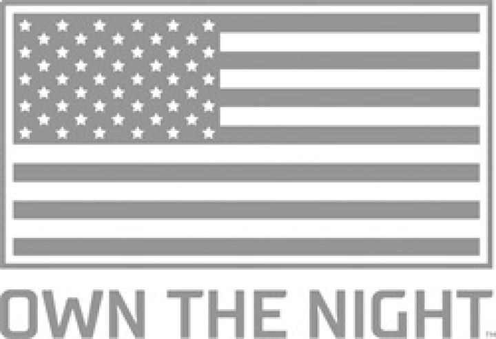Rigid Industries 10in SR Series Spot - Midnight Edition - Bull Strap