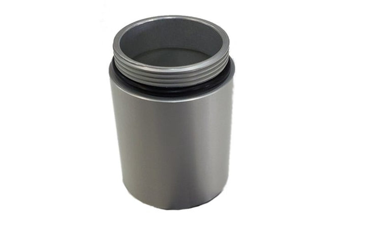 J&L 11-19 Ford F-150 2.7L/3.5L/5.0L Passenger Side Oil Separator 3.0 Cannister Extension - Clear - Bull Strap