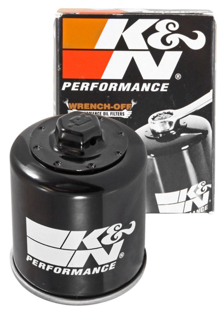 K&N Piaggio 2.156in OD x 3.063in Height Oil Filter - Bull Strap