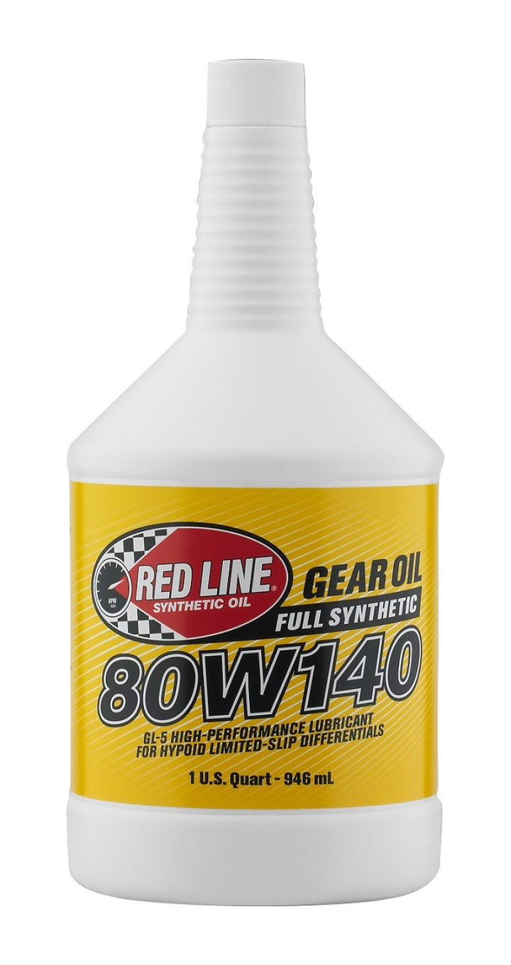 Red Line 80W140 GL-5 Gear Oil - Quart - Bull Strap