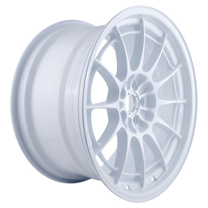Enkei NT03+M 18x9.5 5x114.3 40mm Offset 72.6mm Bore Vanquish White Wheel (MOQ of 40) - Bull Strap