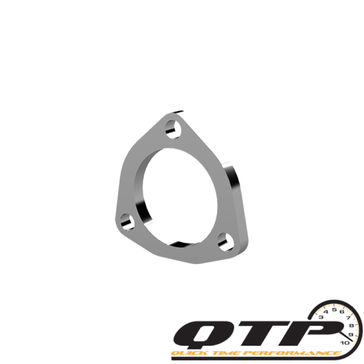 QTP 2.5in Weld-On QTEC 3 Bolt Flange - Bull Strap