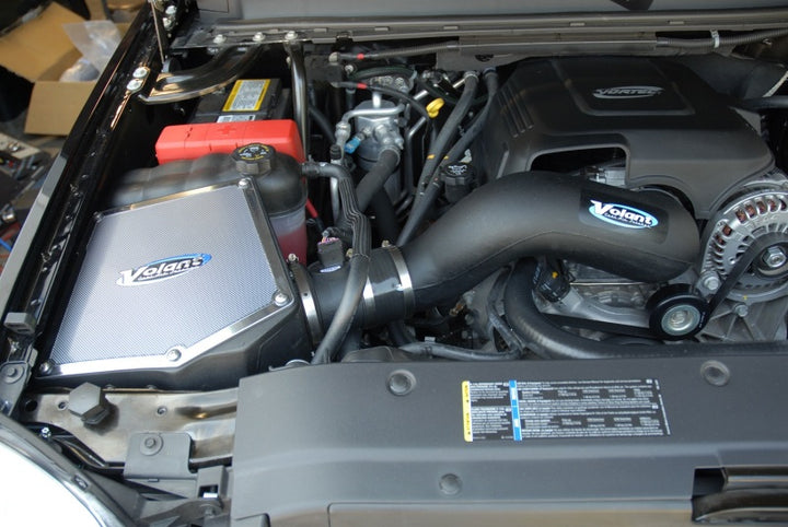 Volant 07-08 Chevy Silverado/Suburban/Tahoe GMC Sierra/Yukon V8 PowerCore Cold Air Intake - Bull Strap