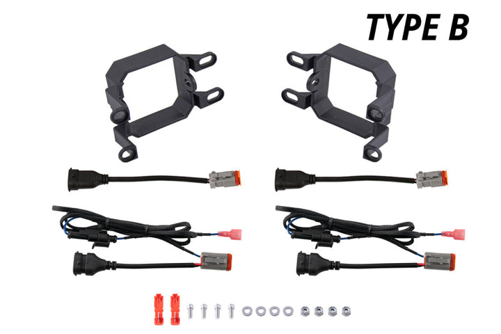 Diode Dynamics SS3 Type B Fog Light Mounting Kit - Bull Strap