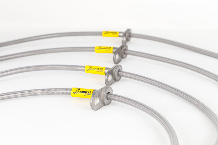 Goodridge 12-15 Chevrolet Camaro (ZL1 Only) Stainless Steel Brake Line Kit - Bull Strap