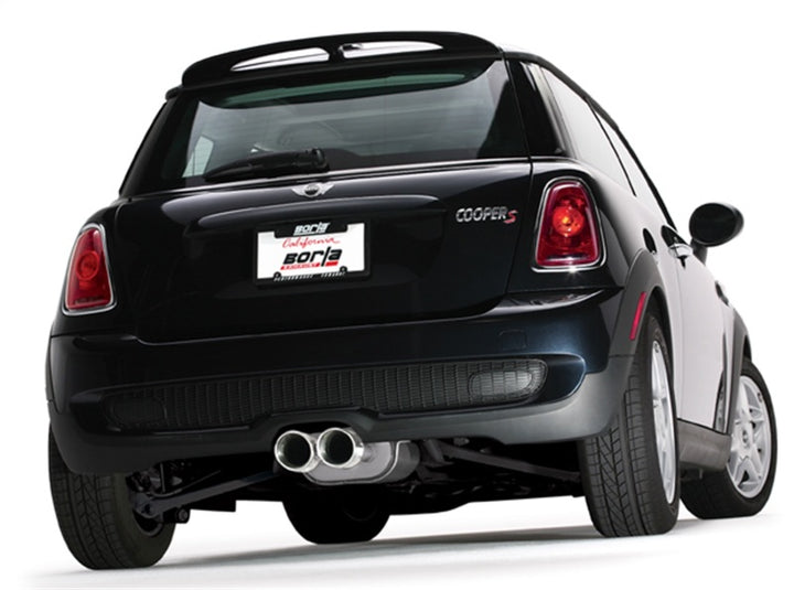 Borla 07-14 Mini Cooper S / Coupe S 1.6L Turbo FWD AT/MT Catback Exhaust - Bull Strap