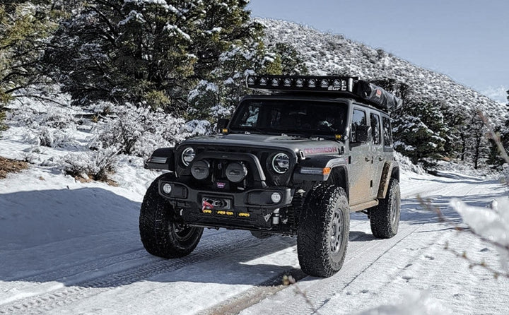 MagnaFlow 18-23 Jeep Wrangler JL 2.0L/3.6L Overland Series Axle-Back Exhaust - Bull Strap
