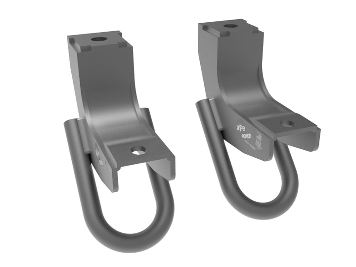 aFe Toyota Tundra 2022 V6-3.5L (tt) Front Tow Hook Gray - Bull Strap