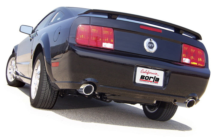 Borla 05-09 Ford Mustang GT Dual Exhaust - Bull Strap