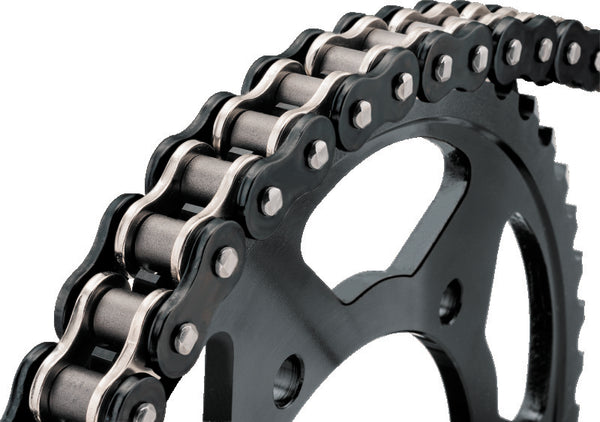 BikeMaster 520x120 BMZR Z-Ring Chain - Black/Chrome - Bull Strap