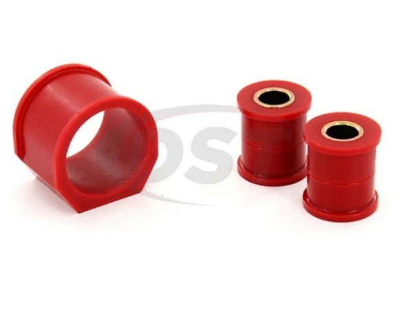 Prothane 98-05 Mazda Miata Steering Rack Bushings - Red - Bull Strap