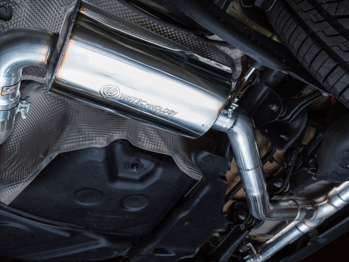AWE 2022 VW GTI MK8 Touring Edition Exhaust - Diamond Black Tips - Bull Strap
