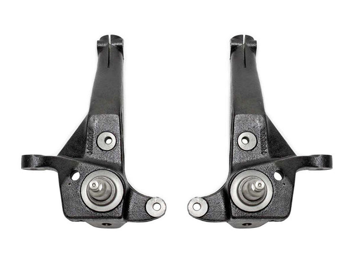 MaxTrac 98-00 Ford Ranger 2WD w/Coil Susp. (Non Stabilitrak) 4in Front Lift Spindles - Bull Strap