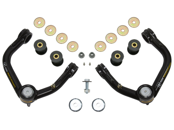 ICON 96-04 Toyota Tacoma/96-02 Toyota 4Runner Tubular Upper Control Arm Delta Joint Kit - Bull Strap