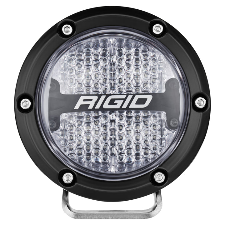 Rigid Industries 360-Series 4in LED Off-Road Diffused Beam - RGBW Backlight (Pair) - Bull Strap