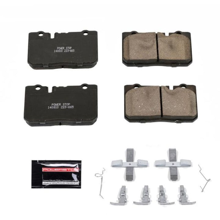 Power Stop 95-00 Lexus LS400 Front Z23 Evolution Sport Brake Pads w/Hardware - Bull Strap