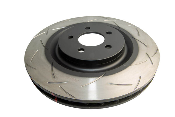 DBA 05-10 Mustang GT V8 Shelby Edition Front Slotted 4000 Series Rotor - Bull Strap