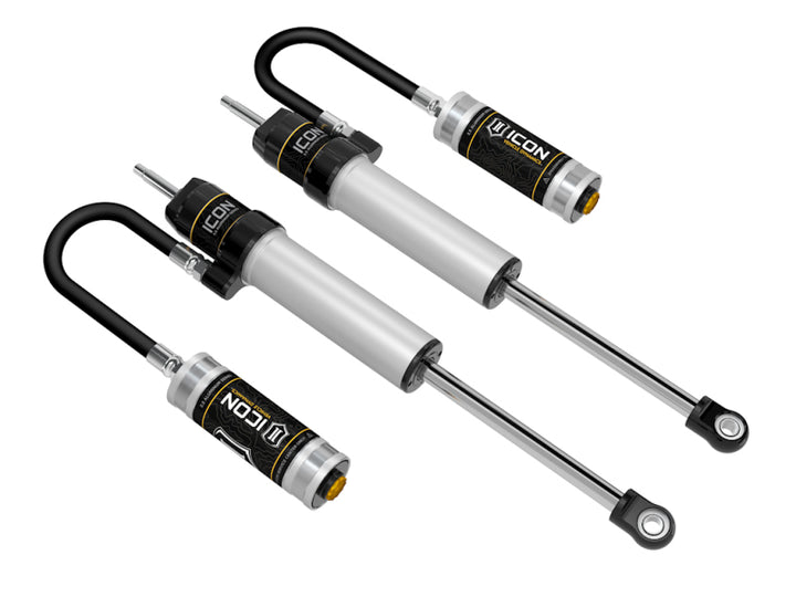 ICON 2007+ Toyota FJ / 2003+ Toyota 4Runner 1-3in Rear 2.5 Series Shocks VS RR - Pair - Bull Strap