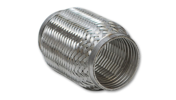 Vibrant SS Turbo FLEX Coupling with Interlock Liner 3in inlet/outlet x 8in long - Bull Strap