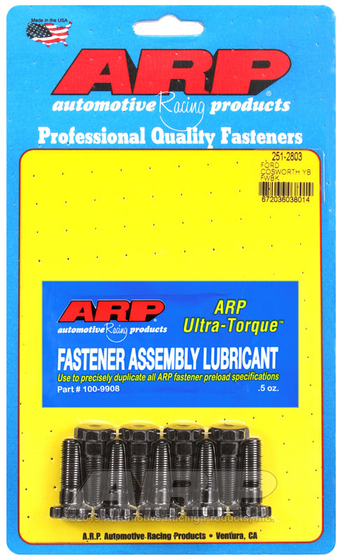 ARP Ford Cosworth YB Flywheel Bolt Kit - Bull Strap