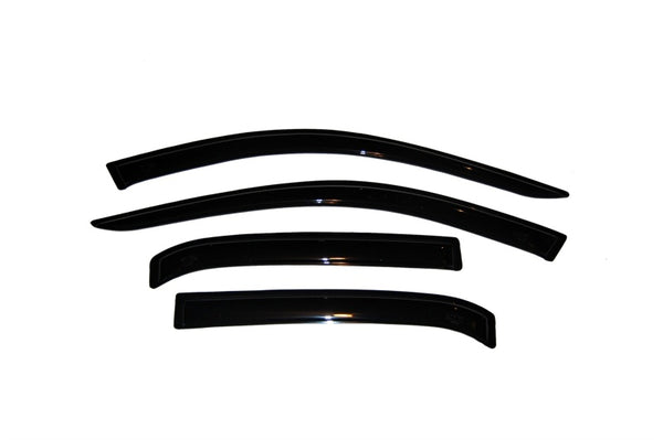 AVS 03-07 Honda Accord Ventvisor Outside Mount Window Deflectors 4pc - Smoke - Bull Strap