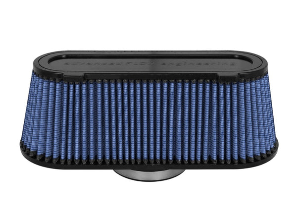 aFe MagnumFLOW Air Filters IAF P5R A/F P5R 3-7/8F x (14x5-1/2)B x (12x3-1/2)T x 5H - Bull Strap